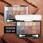 18-Color Glitter and Matte Eyeshadow Makeup Palette
