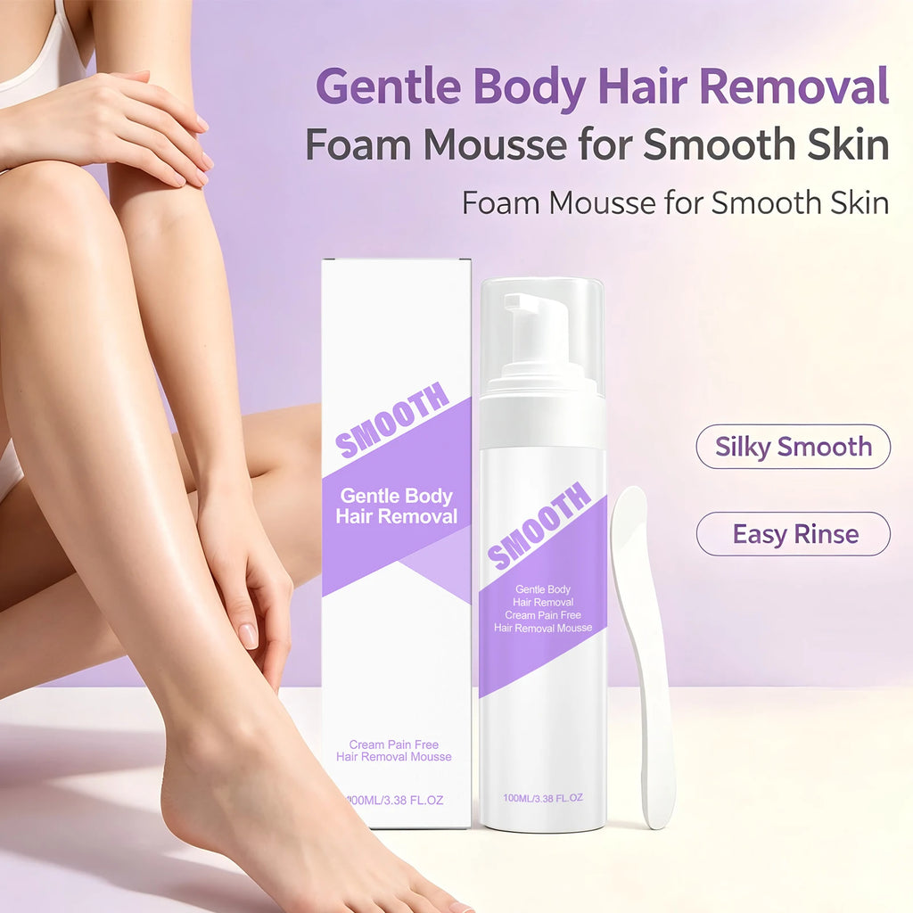 Painless Hair Removal Foam Mousse for Smooth Skin