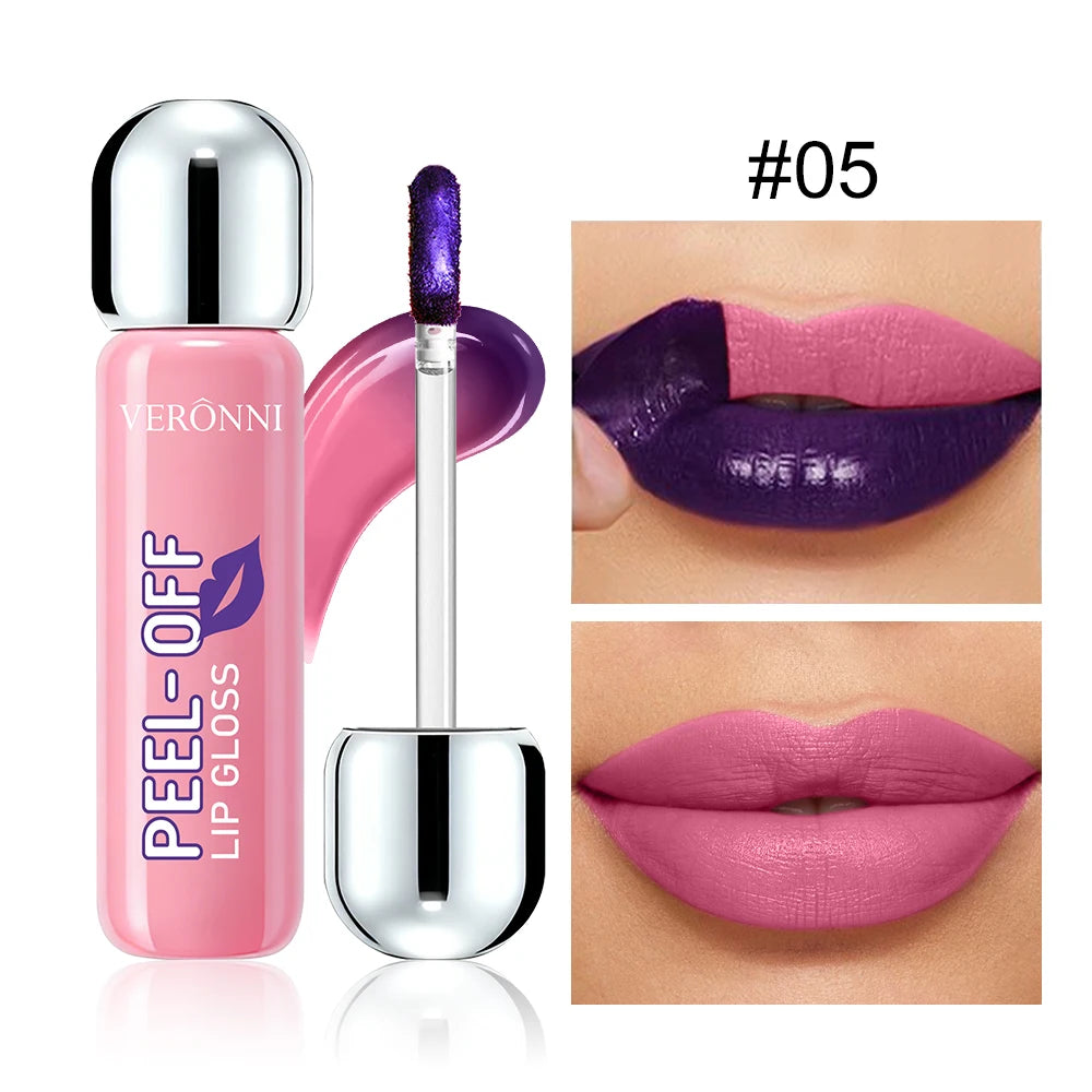 Long-Lasting Peel-Off Matte Liquid Lipstick