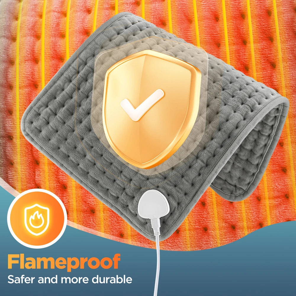 Electric Heating Pad for Back Pain and Muscle Relief