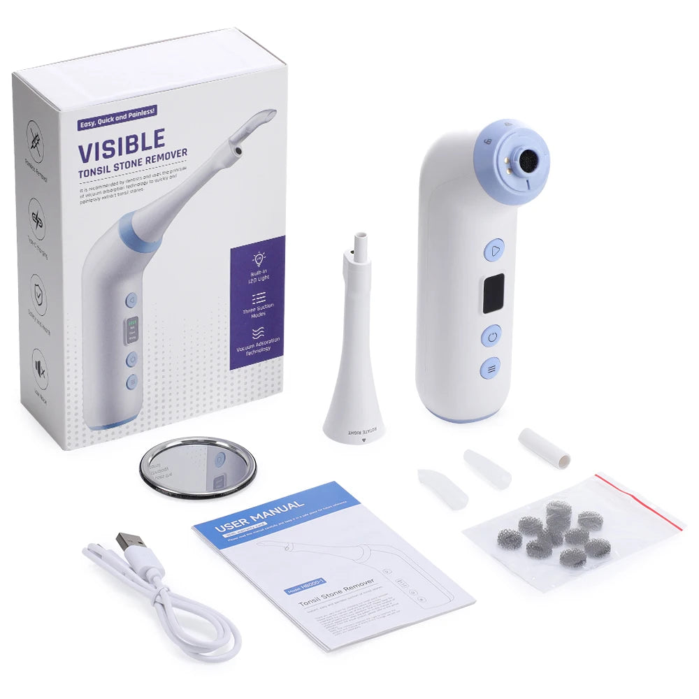 HD Visual Tonsil Stone Removal Vacuum Tool - 16