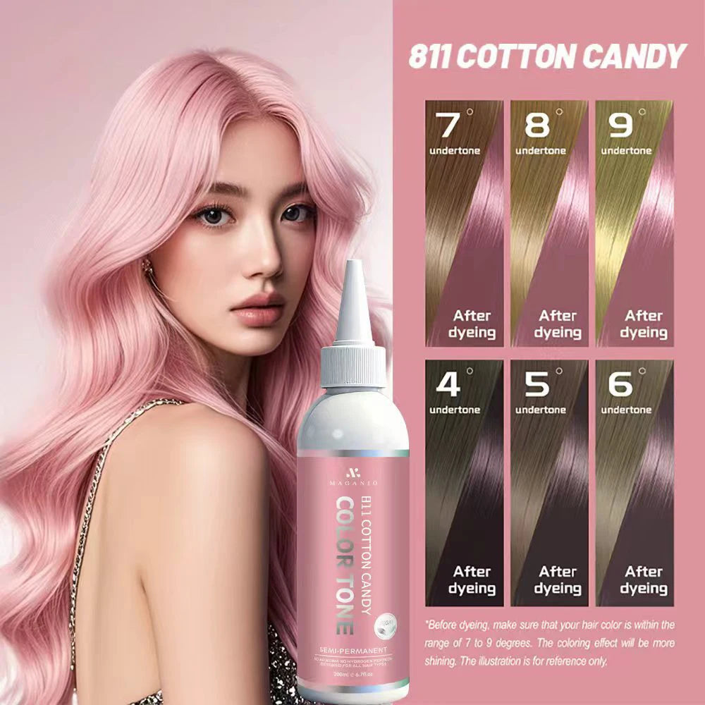 Semi-Permanent Plant-Based Hair Color Dye 200ml