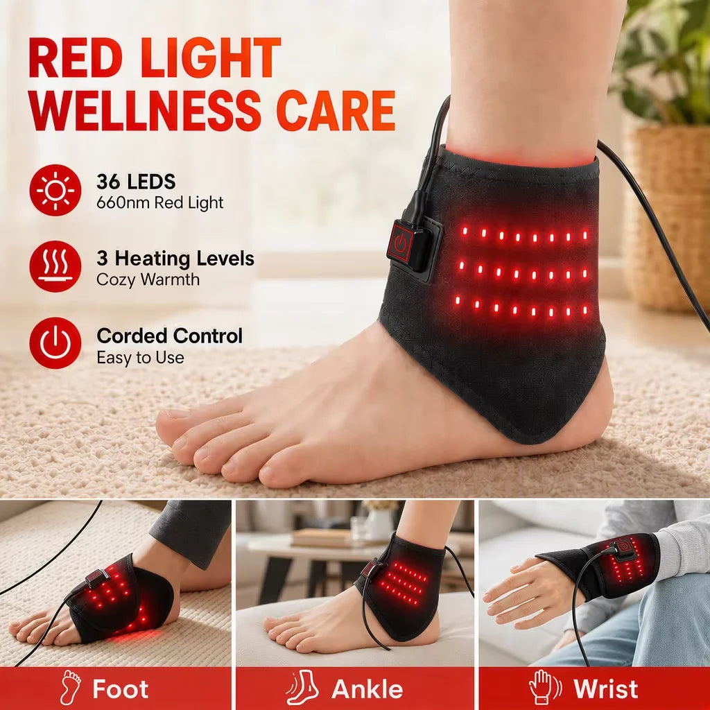 3-in-1 Red Light Therapy Wrap for Joints and Muscle Pain