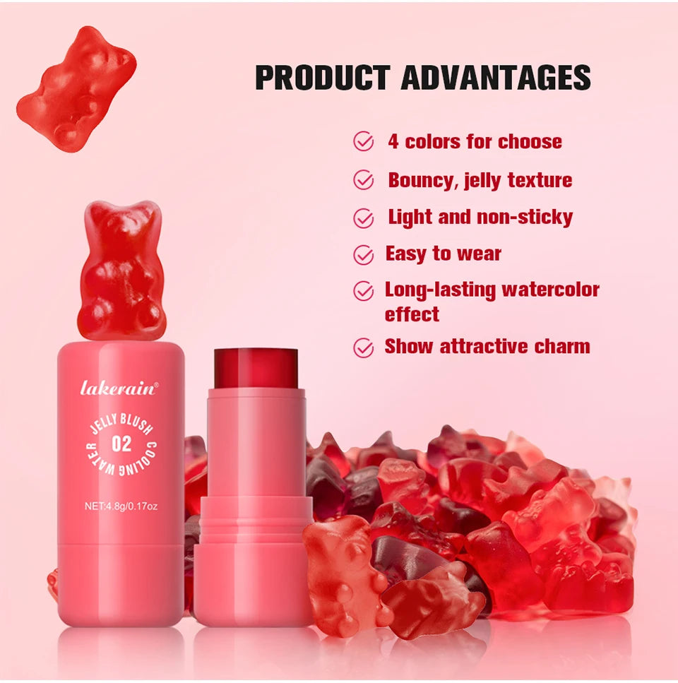 Cooling Water Jelly Tint Stick for Cheeks and Lips