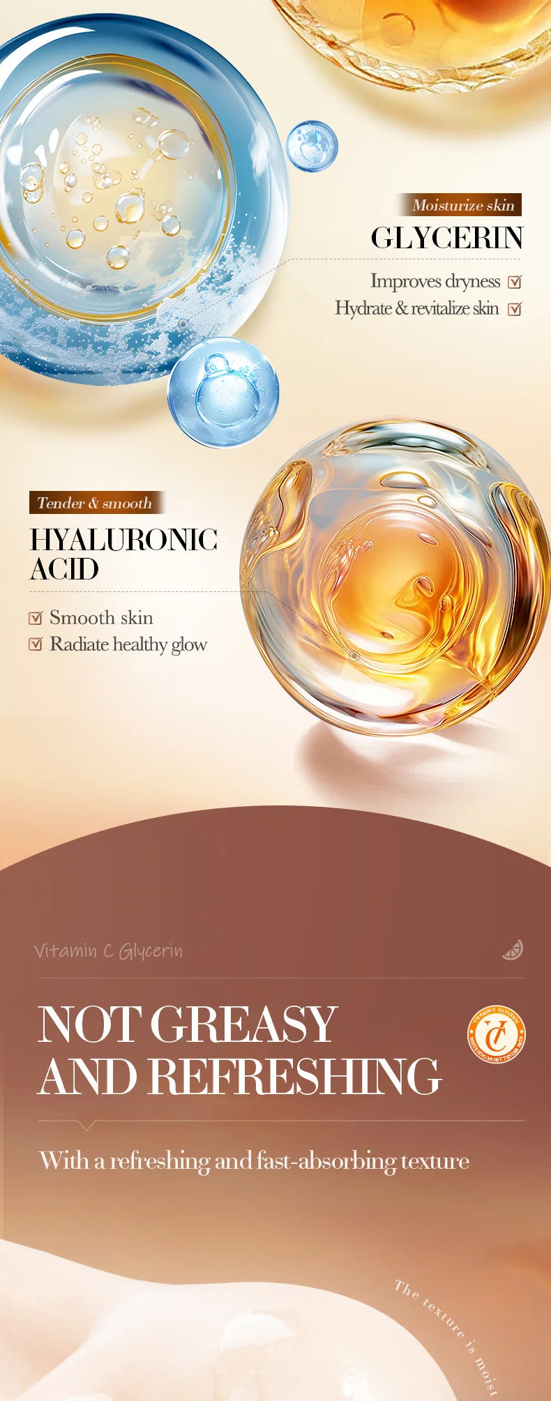 Vitamin C Brightening Face Serum for Radiant Hydrated Skin - 13