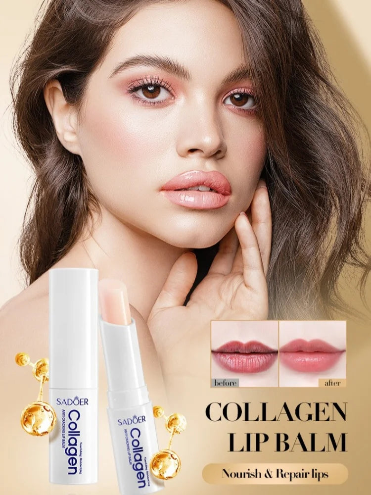 Collagen Nourishing Lip Balm for Dry Cracked Lips