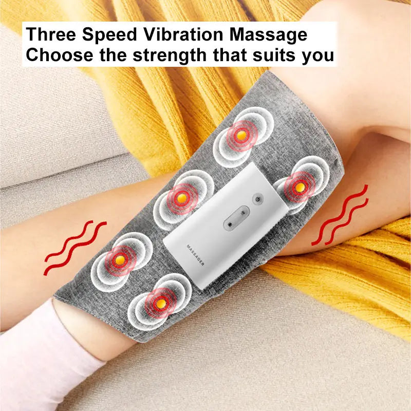 Cordless Air Compression Leg Massager for Muscle Relief