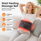 Heated Vibrating Waist Massage Belt for Back Pain Relief