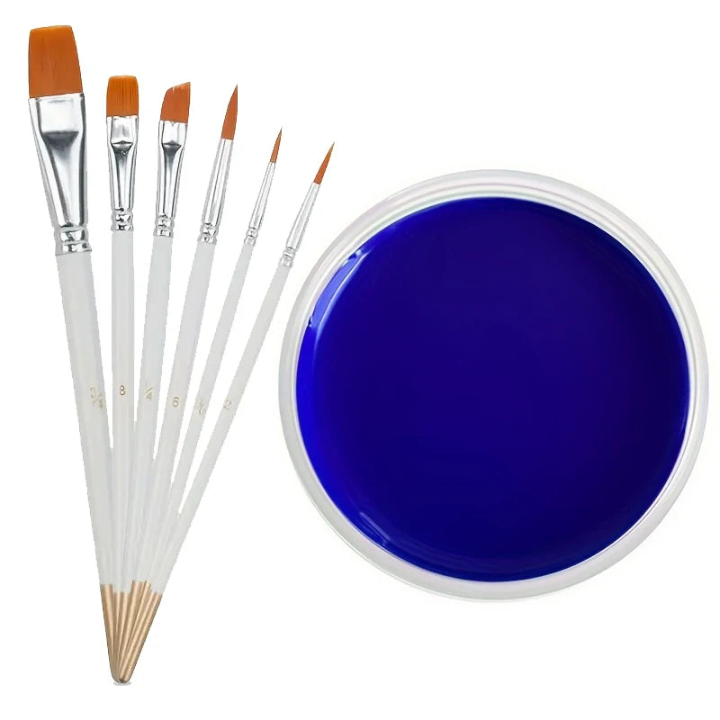 Professional Face and Body Paint Kit with Brushes for Parties