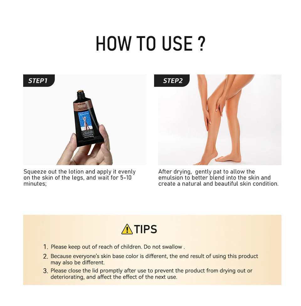 Waterproof Flawless Leg Makeup Foundation - 13