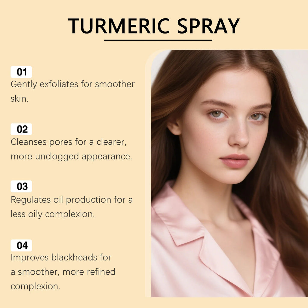 Brightening Kojic Acid and Turmeric Exfoliating Facial Spray