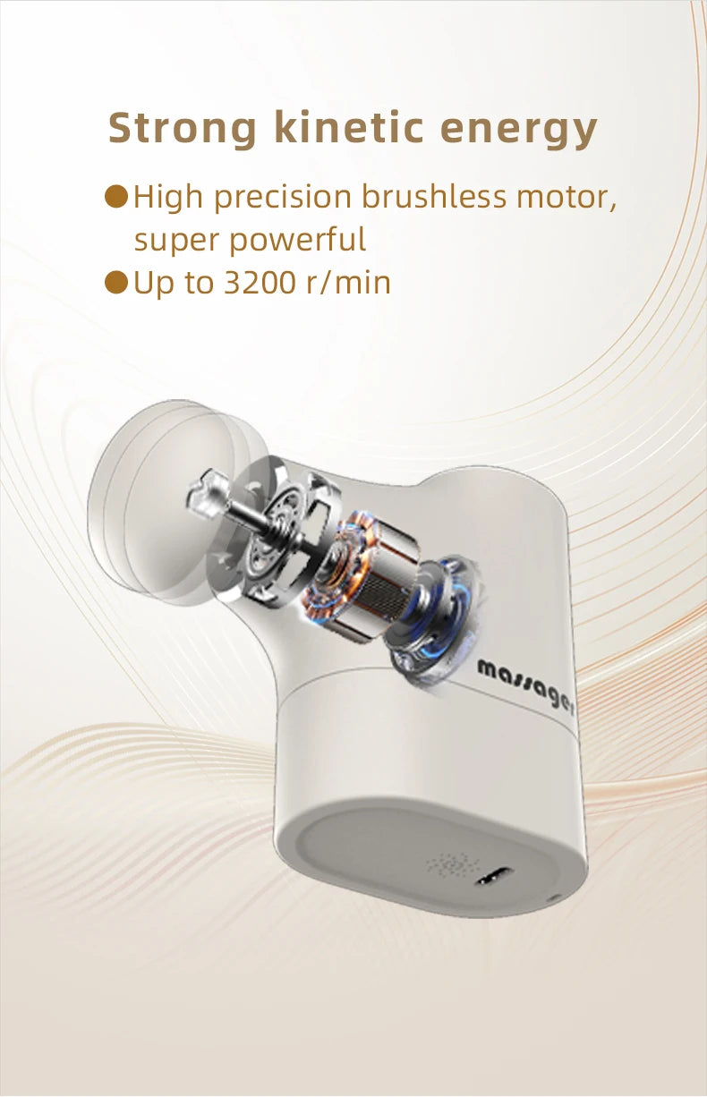Portable Mini Deep Tissue Percussion Muscle Massage Gun