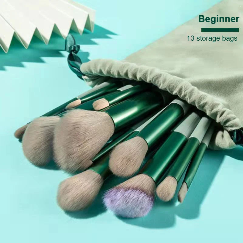 13-Piece Professional Makeup Brush Set for Flawless Application