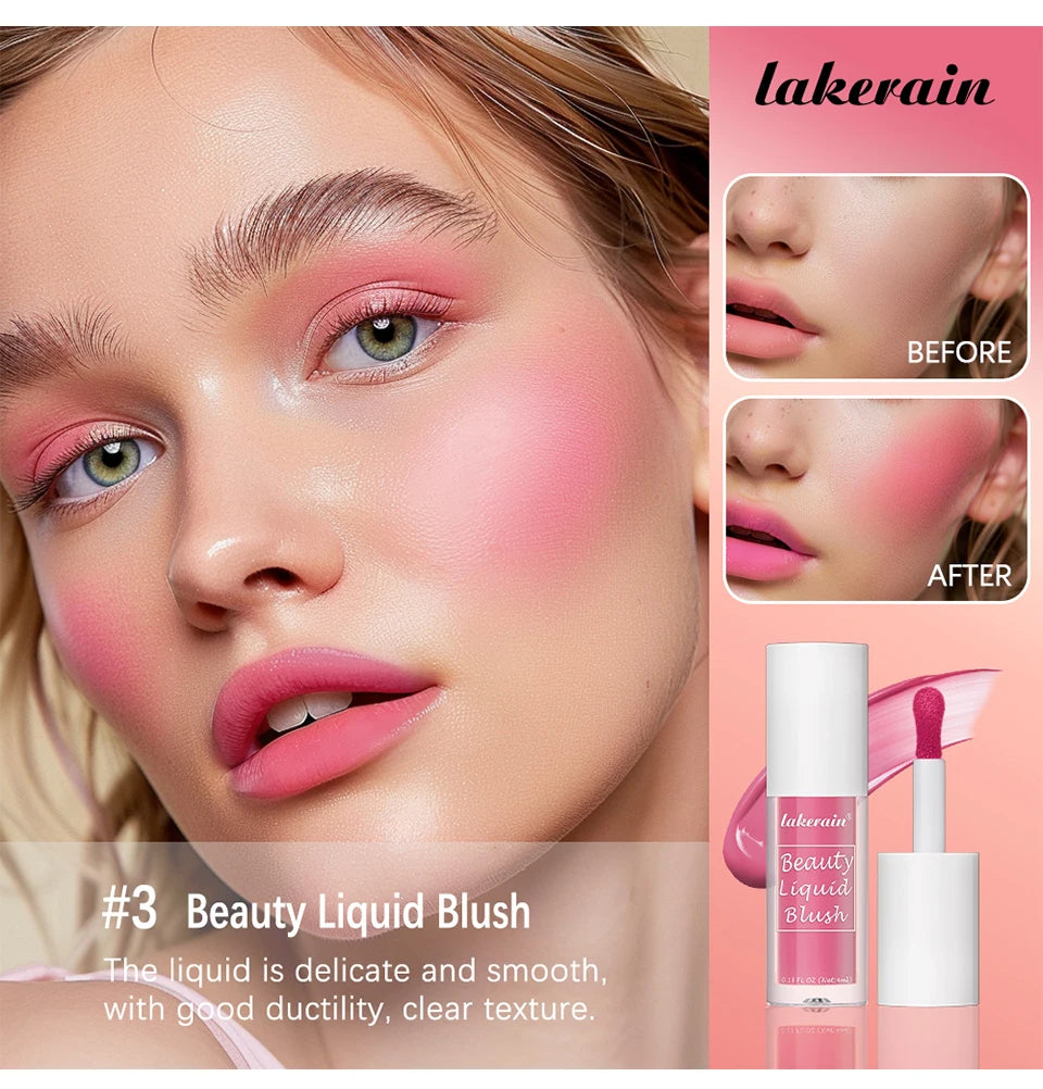 Long-Lasting Waterproof Liquid Blush