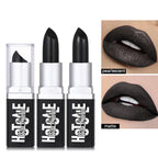 Matte Black Waterproof Lipstick for Halloween and Costume Makeup