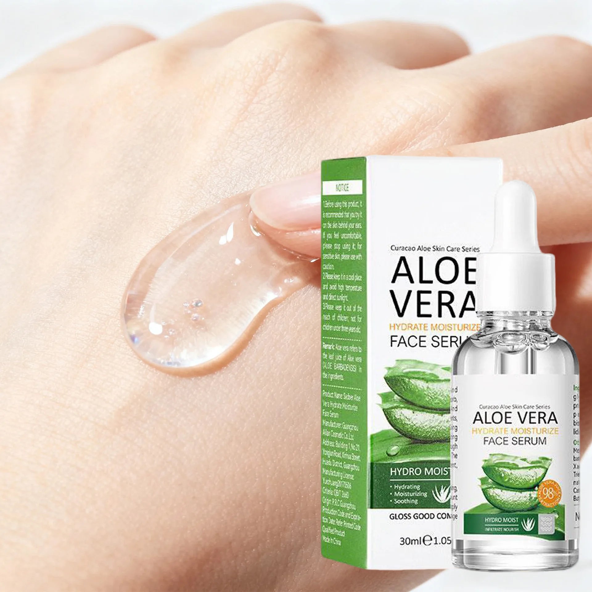 Hydrating Aloe Vera Facial Essence for Dull and Dry Skin - 4