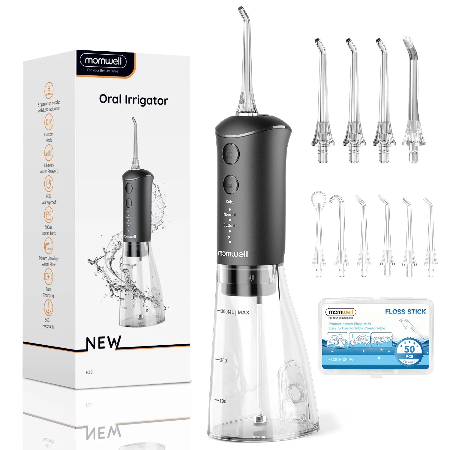 Portable Rechargeable Water Flosser for Deep Teeth Cleaning - 17