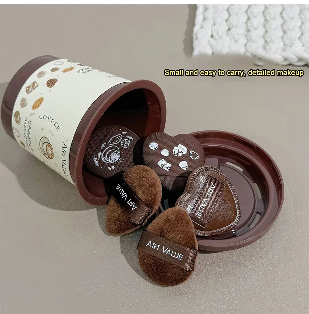 Mini Finger Makeup Sponge Set for Precision Application - 12