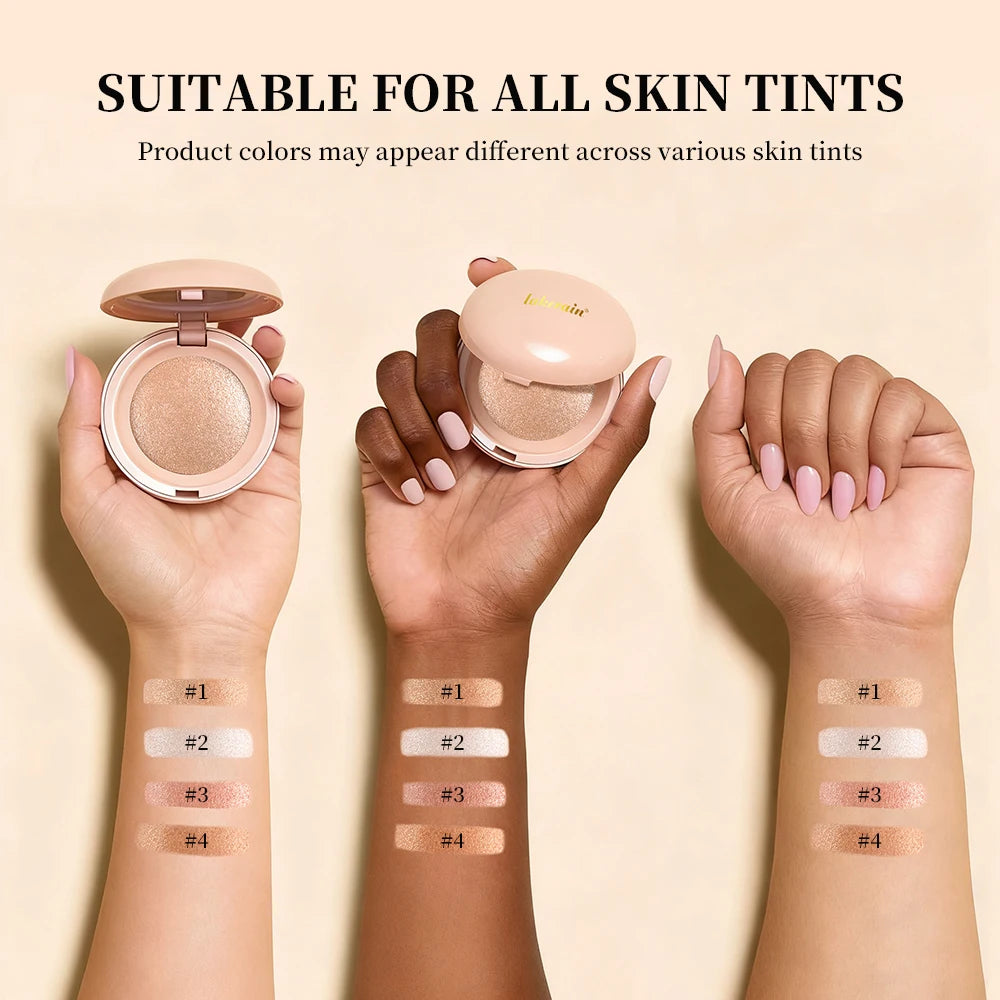 Baked Pearl Shimmer Face Highlighter Powder - 6