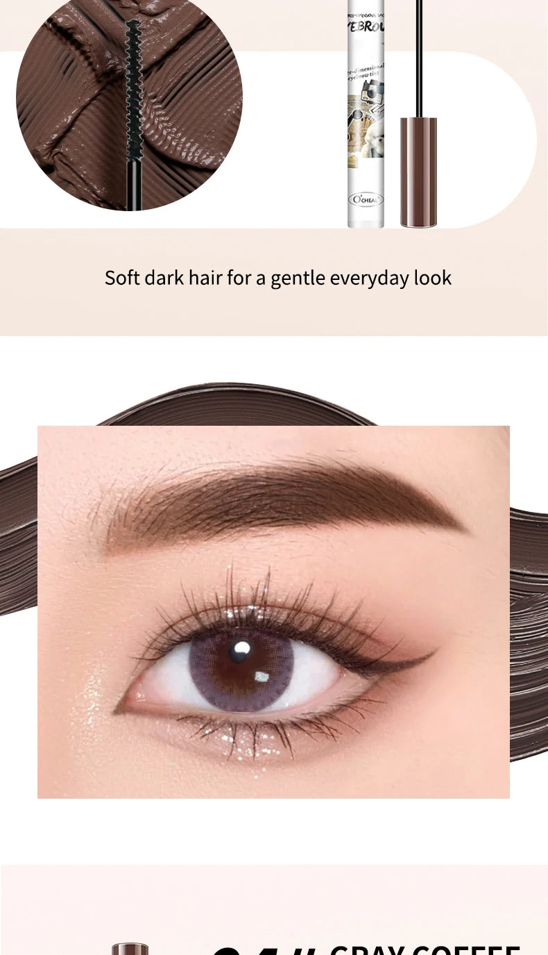 Waterproof Smudge-Proof Eyebrow Tint Gel - 18