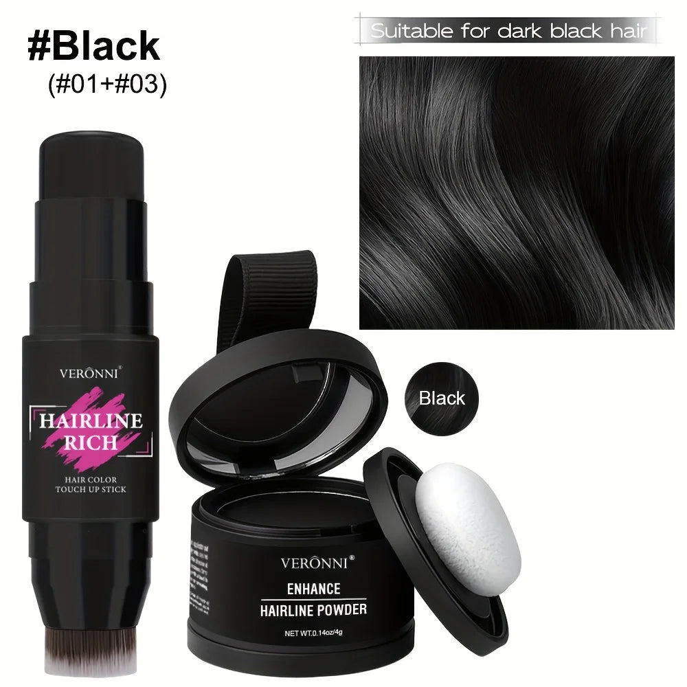 Hairline Shadow Powder and Root Touch-Up Pen Set - 15