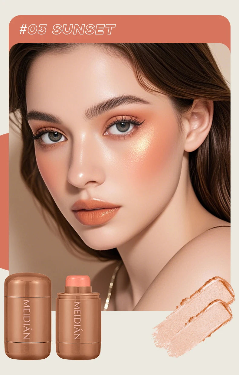 3-in-1 Hydrating Makeup Stick for Lips and Cheeks - 16