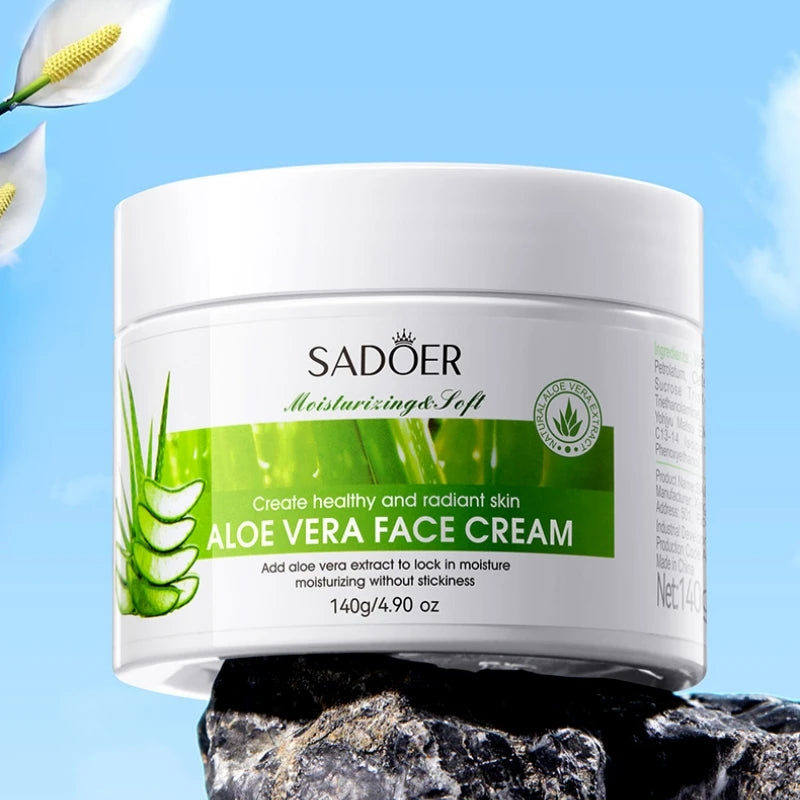 Aloe Vera Hydrating Face Cream for Smooth Radiant Skin - 5