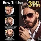 Waterproof Beard Filling Stick and Brush for Men