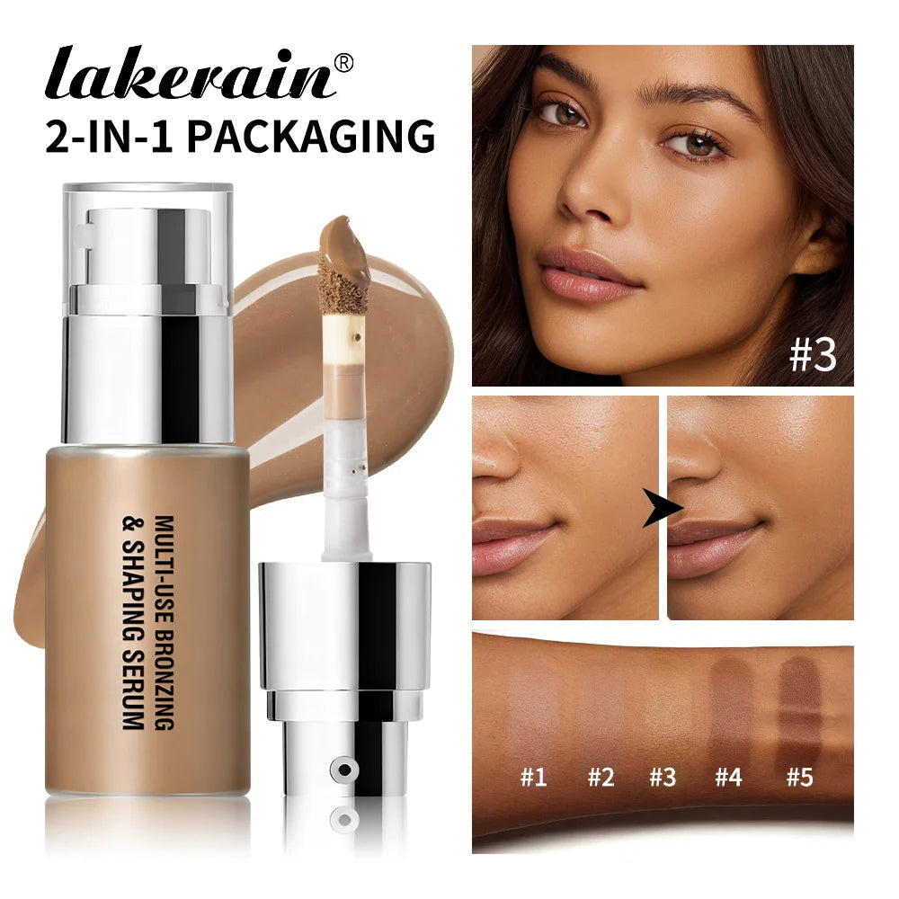 Multi-Use Bronzing and Shaping Serum for Natural Glow