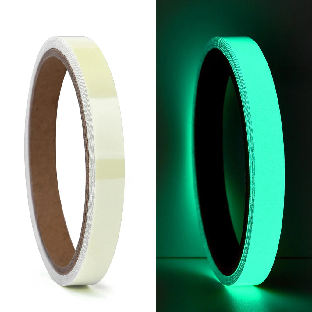 Glow-in-the-Dark Adhesive Safety Tape for Night Visibility