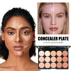 15-Color Professional Face Concealer and Contour Palette