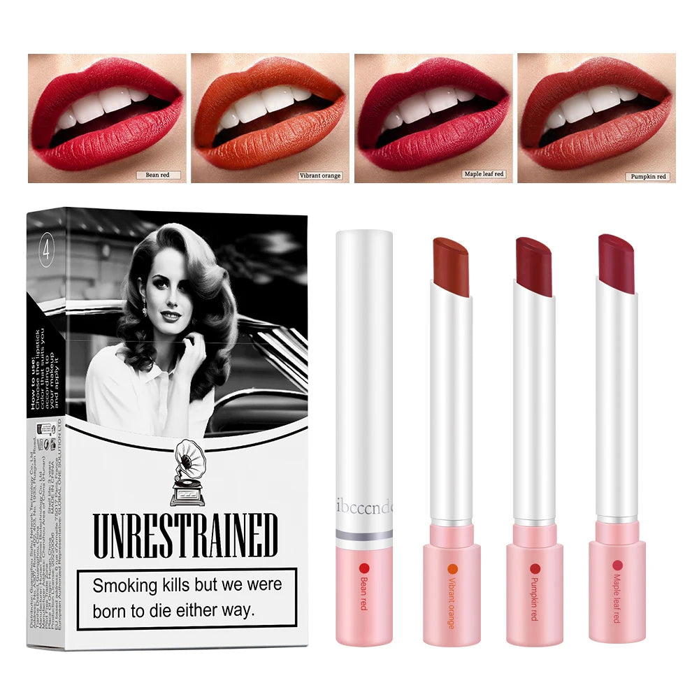 Matte Velvet Cigarette Lipstick Set - 21