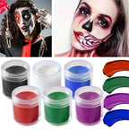 6-Color Professional Face and Body Paint Palette for SFX Makeup