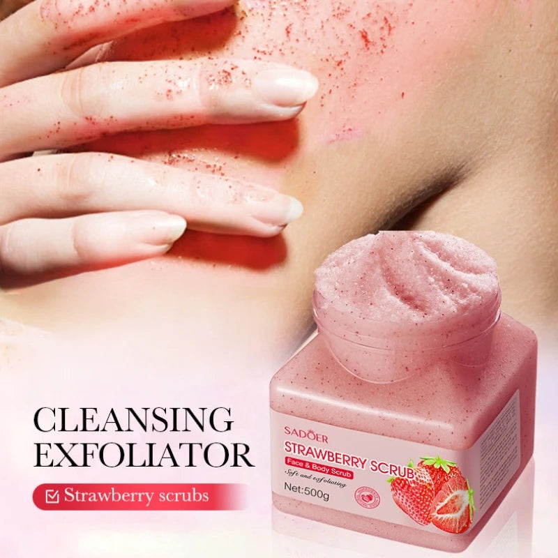 Strawberry Exfoliating Face and Body Scrub