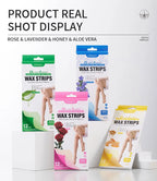 Pain-Free Cold Wax Hair Removal Strips for Smooth Skin