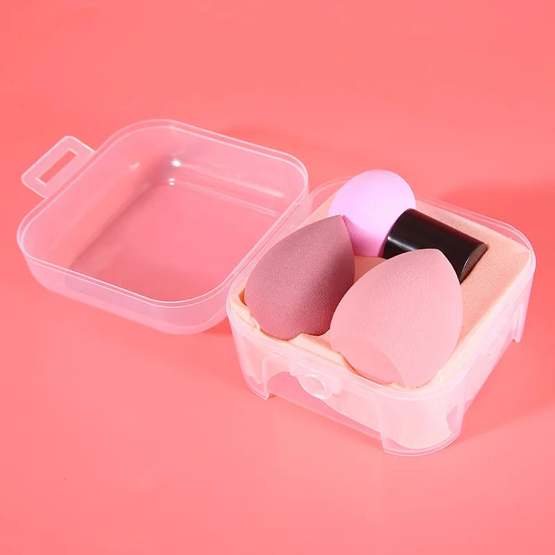 3-Piece Makeup Sponge Set with Storage Case - 18