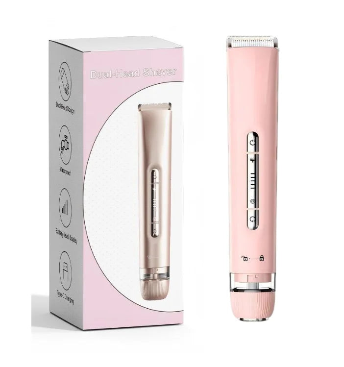 Pain-Free Waterproof 2-in-1 Electric Bikini and Body Trimmer