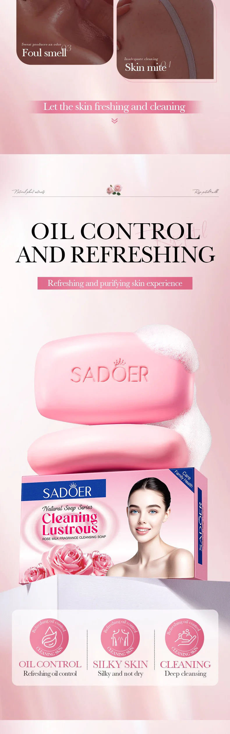 Moisturizing Milk Handmade Cleansing Soap Bar