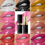 Shimmer Diamond Pearl Lip Gloss for Long-Lasting Shiny Lips