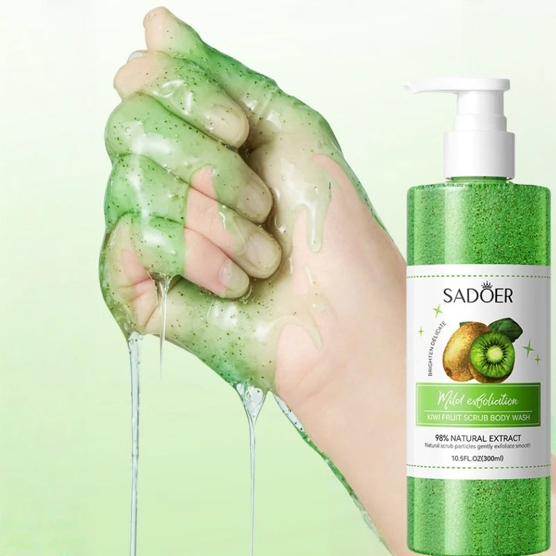 Exfoliating Kiwi Fruit Body Scrub Wash - 3