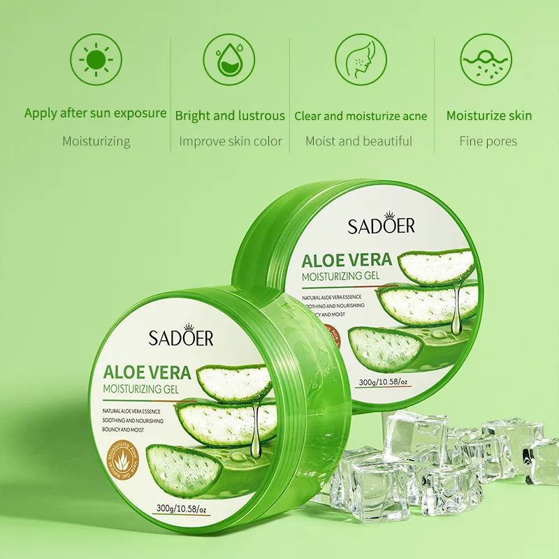 Soothing Aloe Vera Hydrating Face and Body Gel - 4