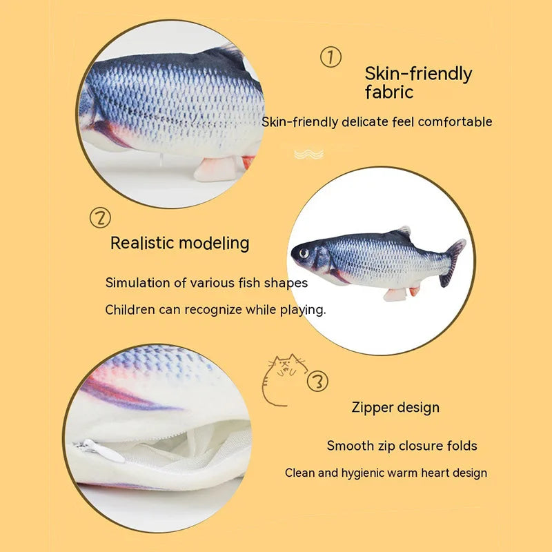 Interactive Flopping Fish Toy for Cats - 4