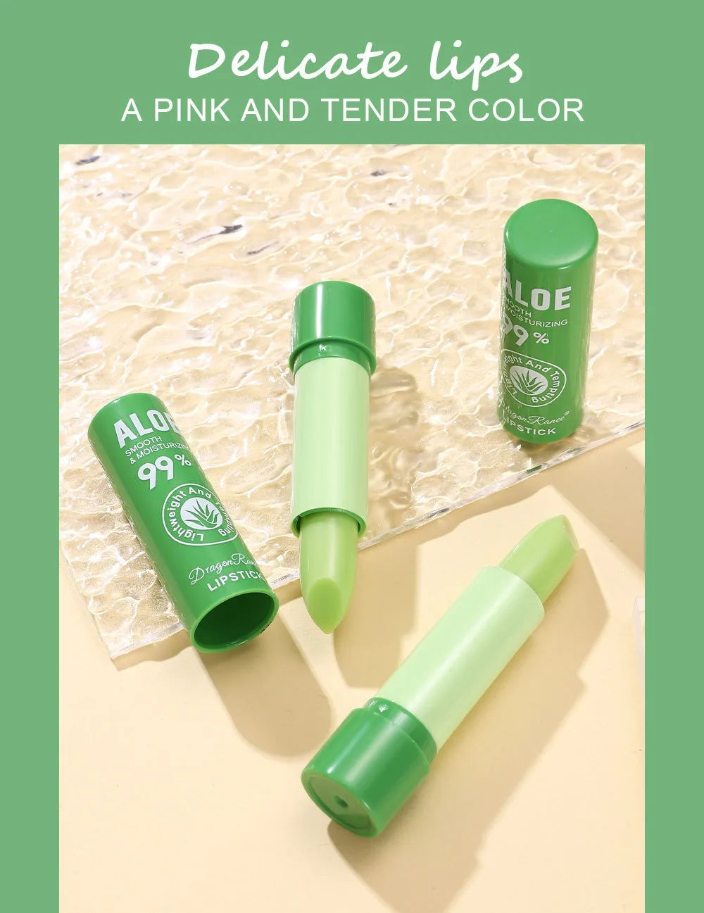 Aloe Vera Color-Changing Moisturizing Lip Balm