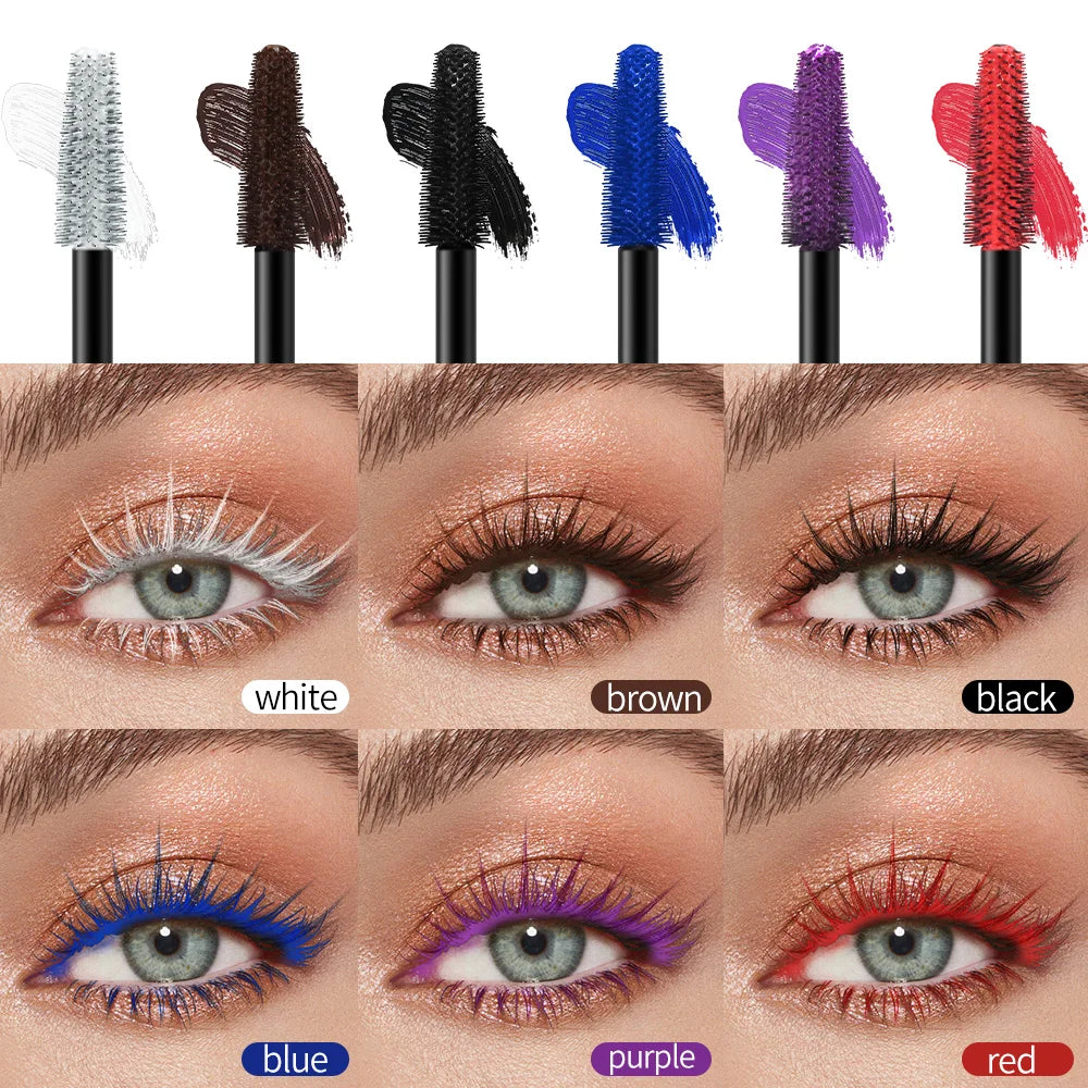 Waterproof Multi-Color Mascara for Vibrant Party Makeup