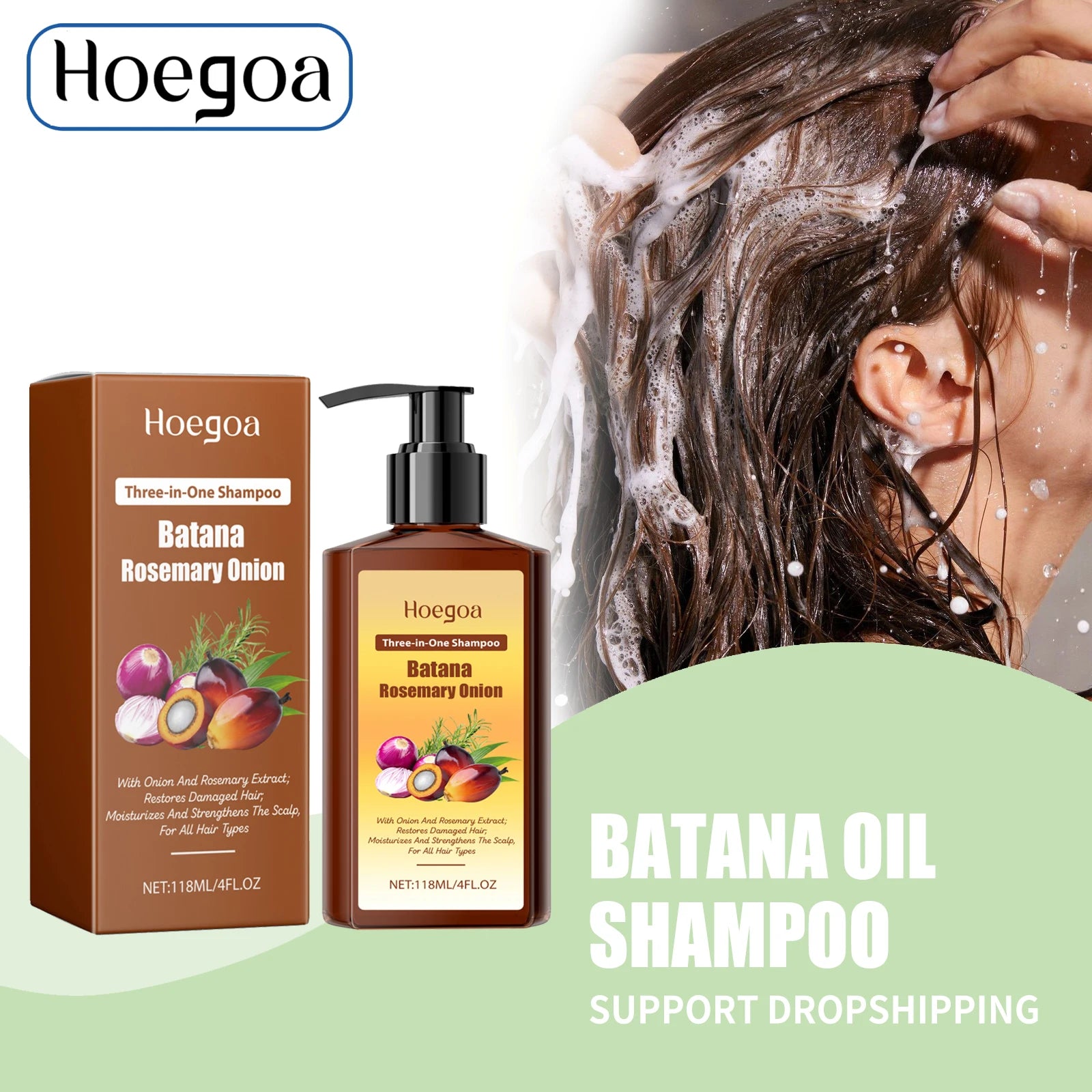 Strengthening Hair Growth Shampoo for All Hair Types - 1