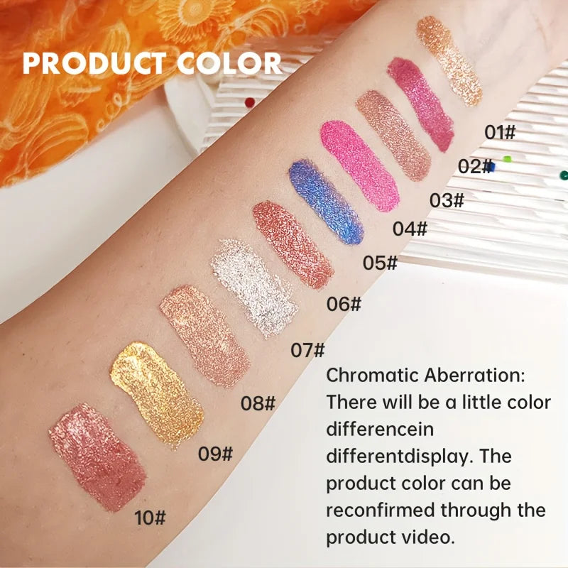 Shimmering Long-Lasting Waterproof Liquid Lipstick