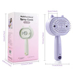 3-in-1 Hydrating Steam Hair Brush and Scalp Massager