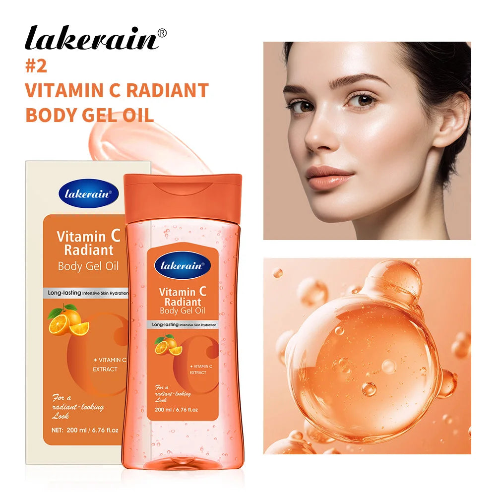 Radiant Glow Nourishing Body Gel Oil for Soft Skin