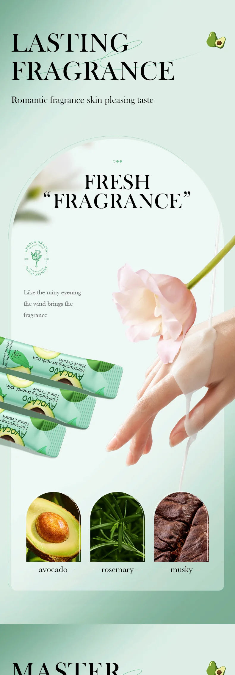 Moisturizing Avocado and Peach Hand Cream Set