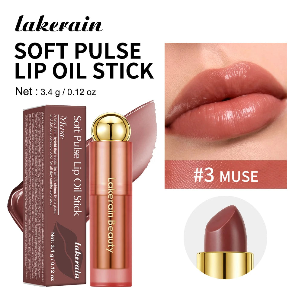 3-in-1 Tinted Hydrating Lip Oil Stick